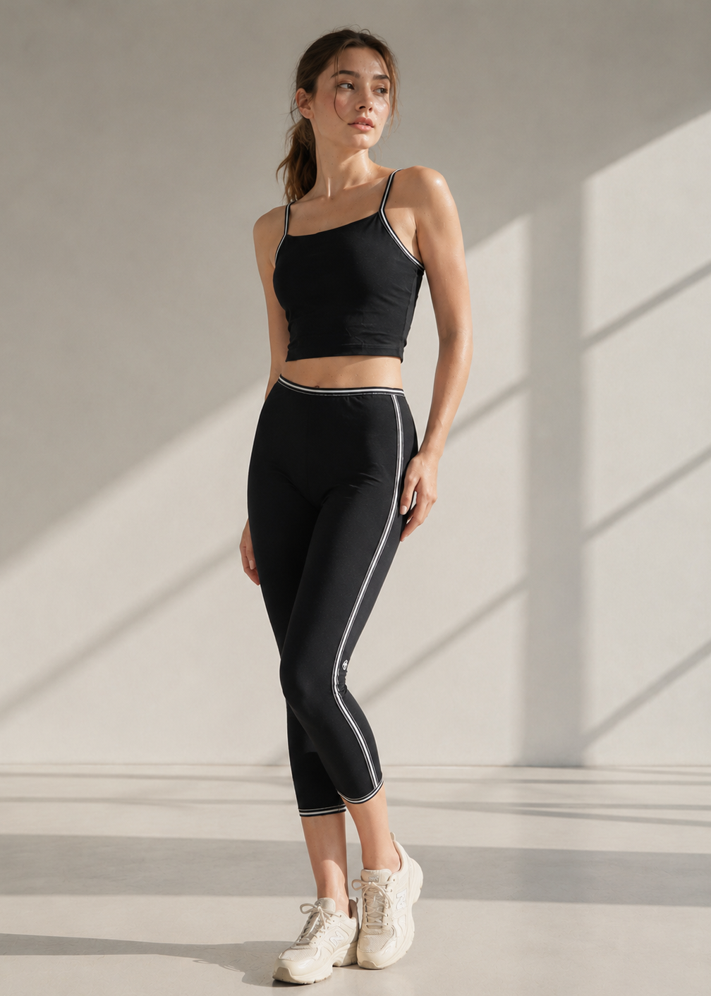 Women's Jersey Bias Capri Made in USA