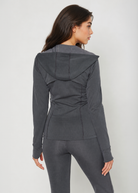 Women's Contour Zip Hoodie Made in USA detail view 8