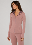 Women's Contour Zip Hoodie Made in USA detail view 5