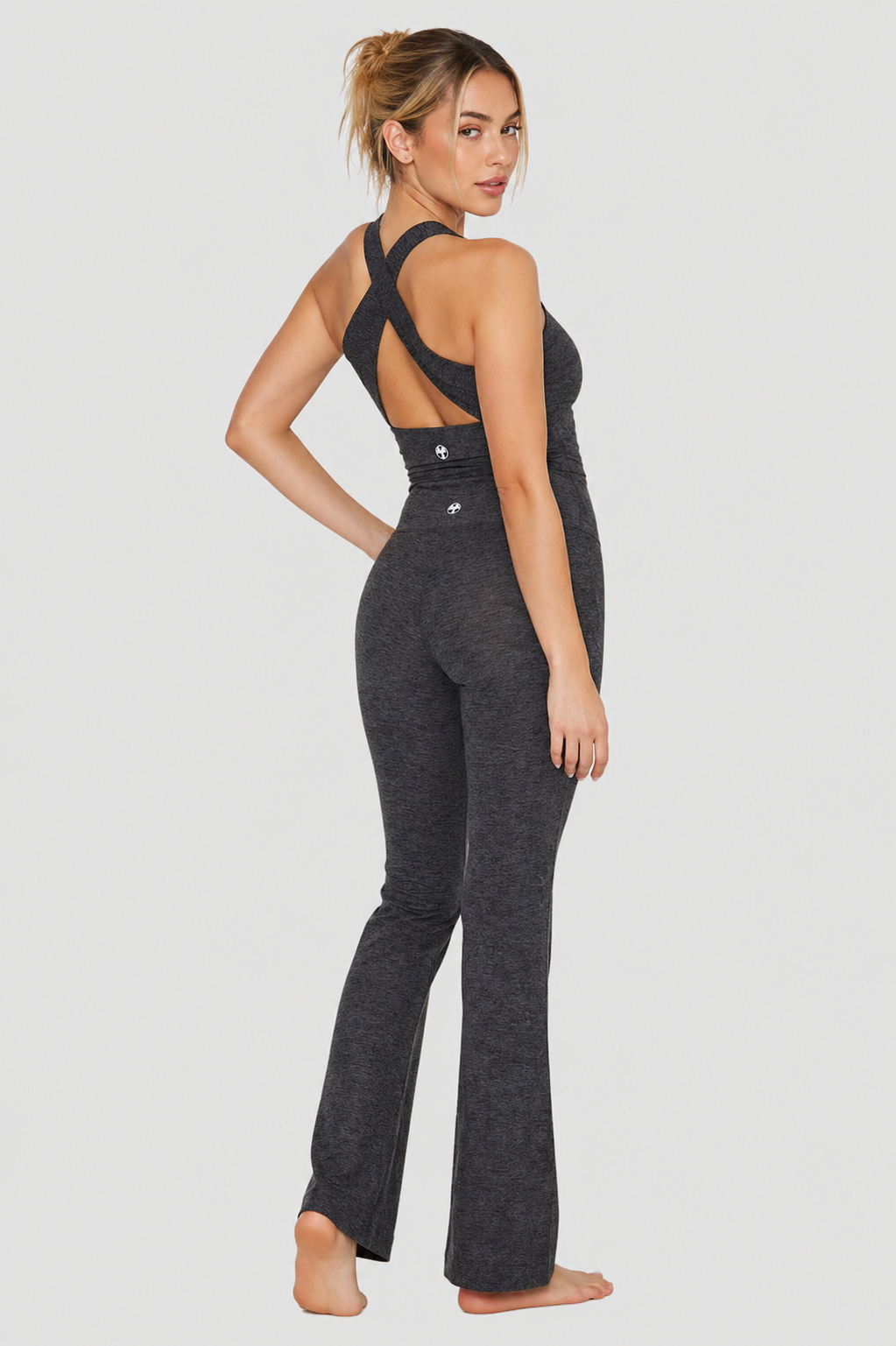 Women's Crossline Yoga 2-Piece Set Made in USA detail view 5