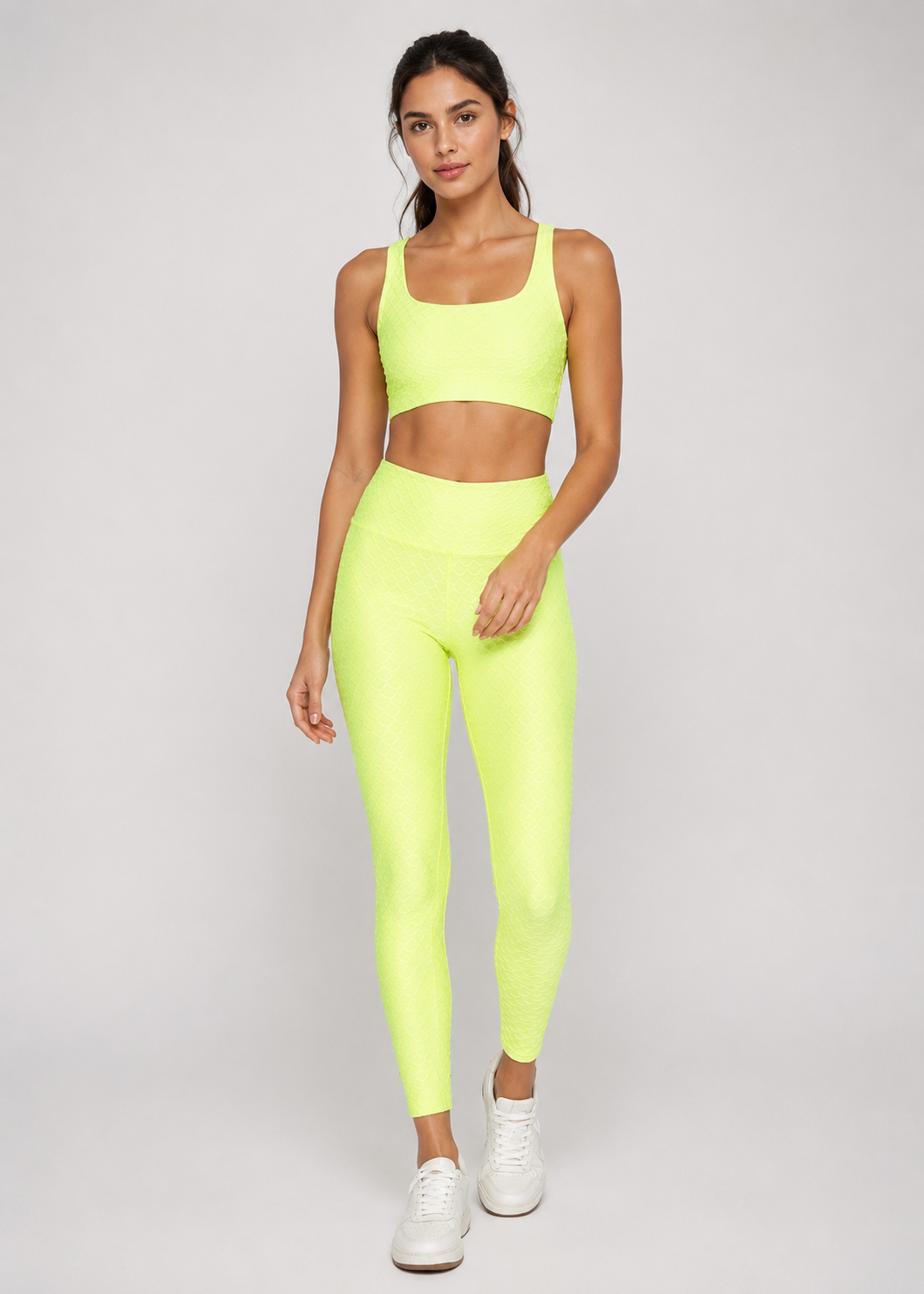Women's Scallop Legging Made in USA detail view 18