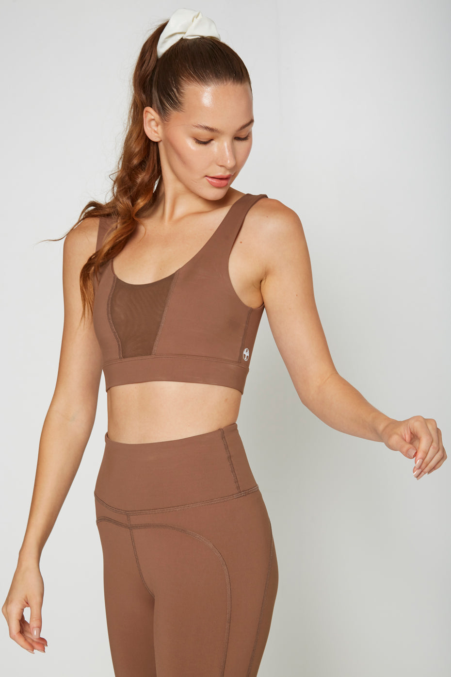 Women's Slim Mesh Bra Top Made in USA back view