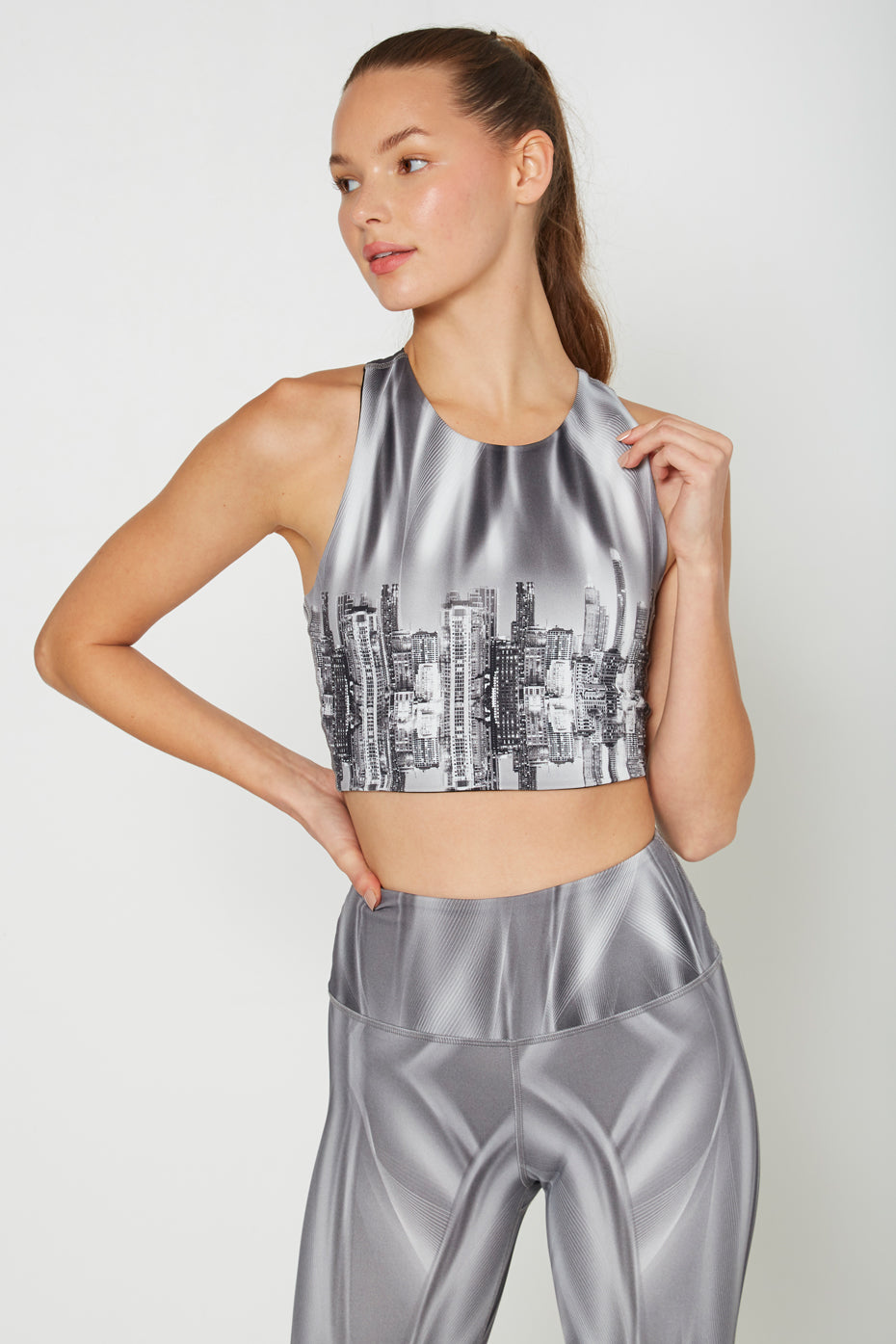 Women's Marble City Yoga 2-Piece Set Made in USA detail view 1