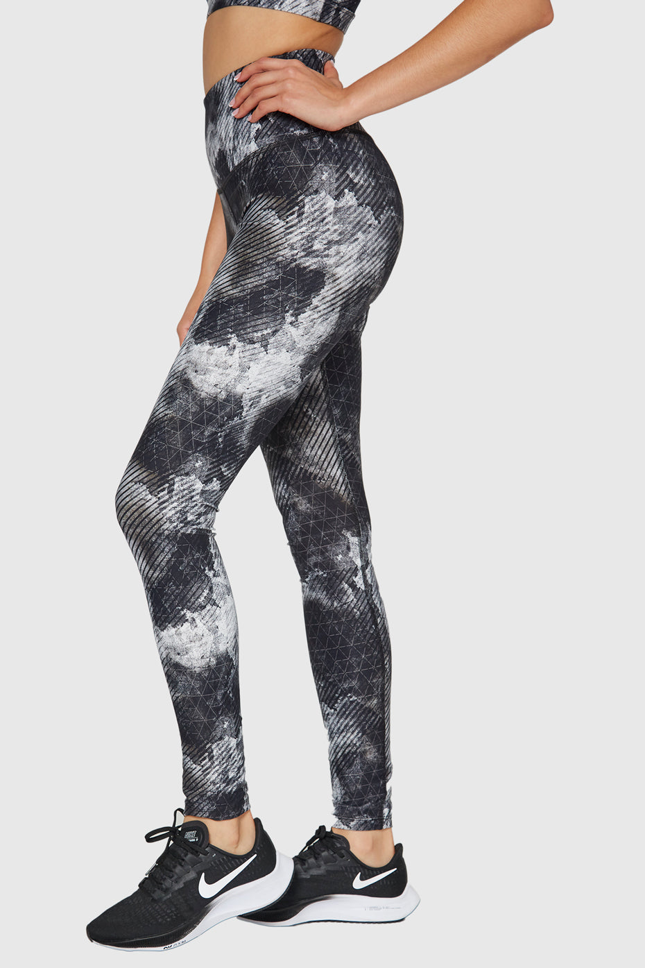 Women's Geo Ink Yoga 2-Piece Set Made in USA detail view 2